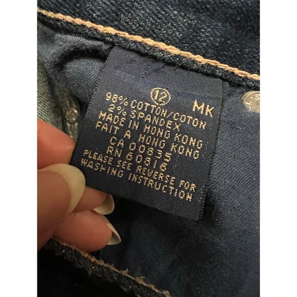 Y2K Vintage Gloria Vanderbilt High Rise Straight Leg Jeans - 12 - Picture 4 of 11